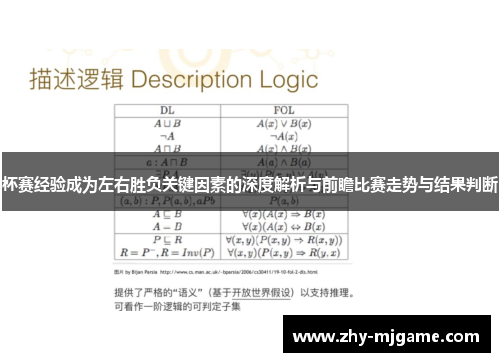 杯赛经验成为左右胜负关键因素的深度解析与前瞻比赛走势与结果判断
